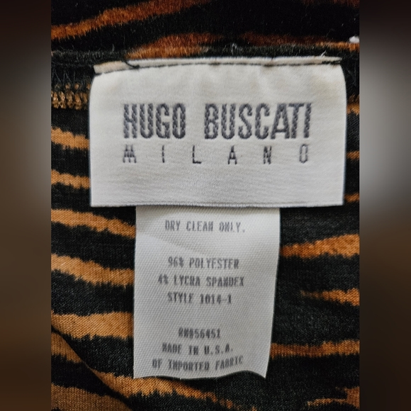 VTG - NWT - Hugo Buscati Vistoria's Secret Velvet Stretch Minidress - Size L - Picture 7 of 10